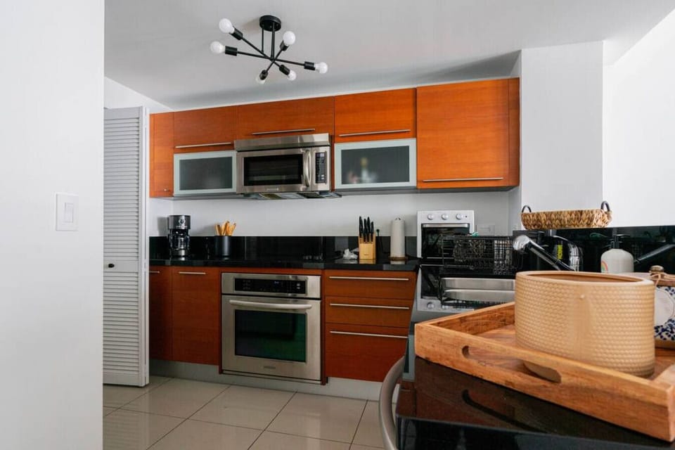 Fully-equipped kitchen where you can comfortably cook your family`s favorite meals.