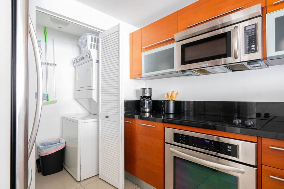 Fully-equipped kitchen where you can comfortably cook your family`s favorite meals.