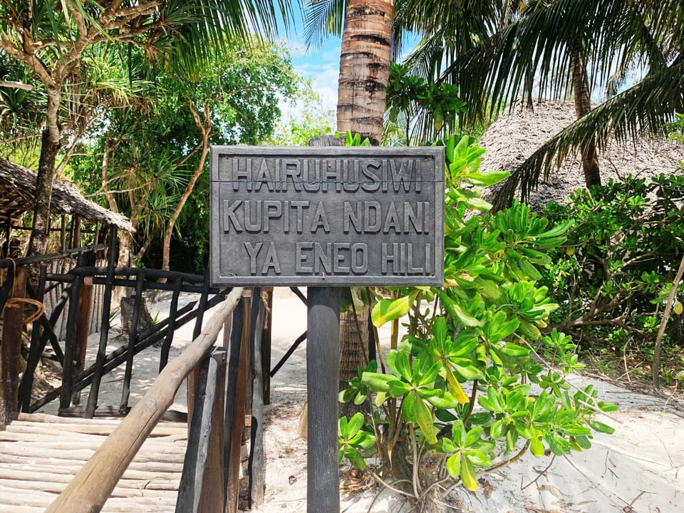 NO WAY  this is our private property for residents rent-in-zanzibar. c