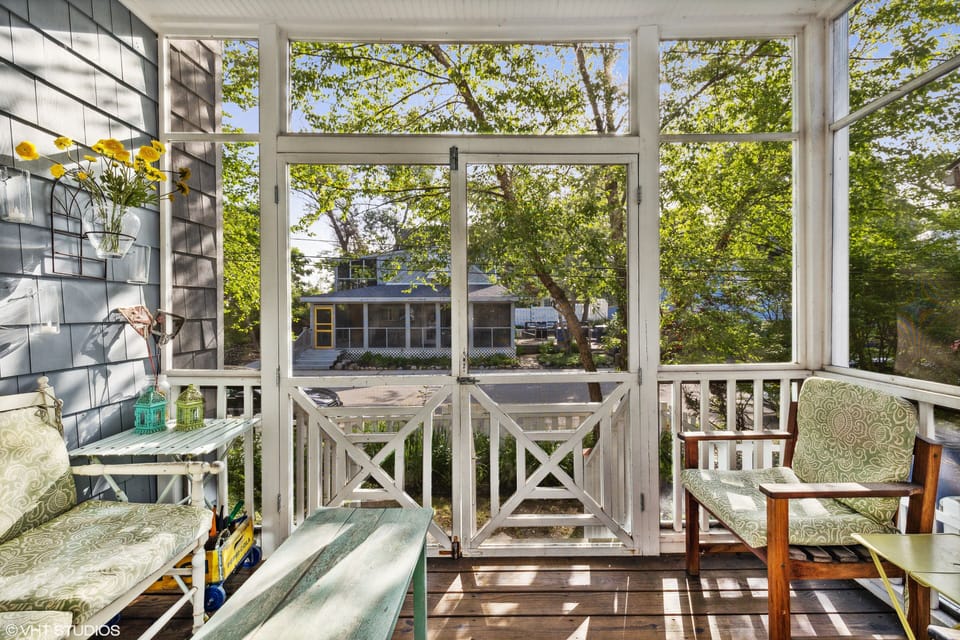 Welcome and enjoy our front screened porch