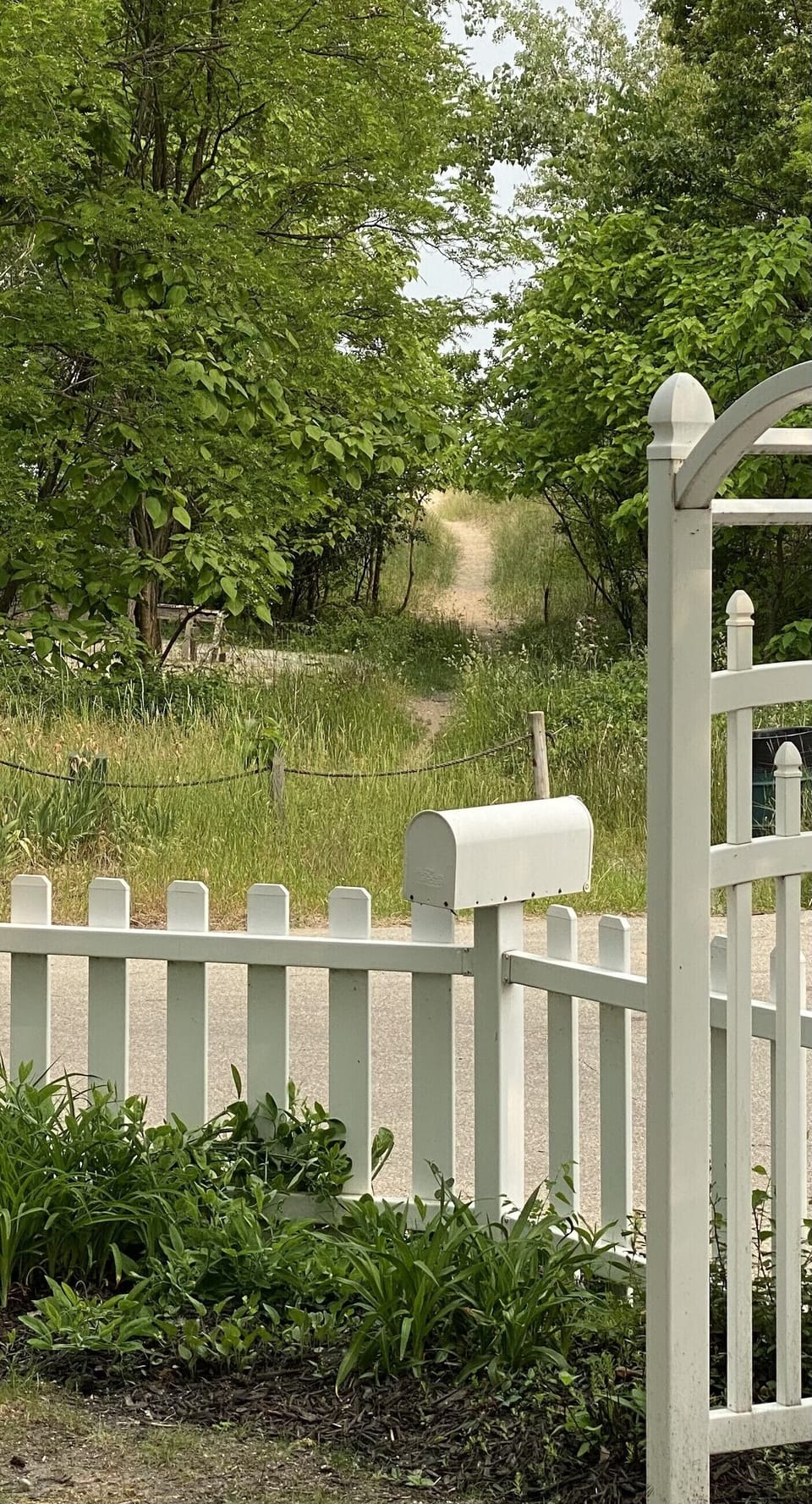 Steps to beach access