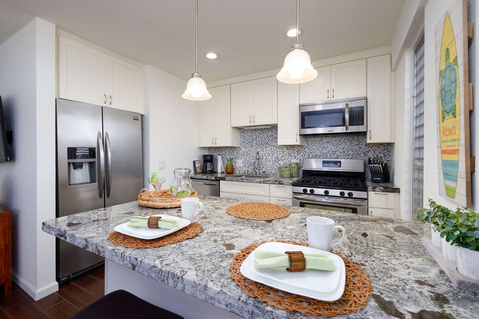 Well equipped kitchen
