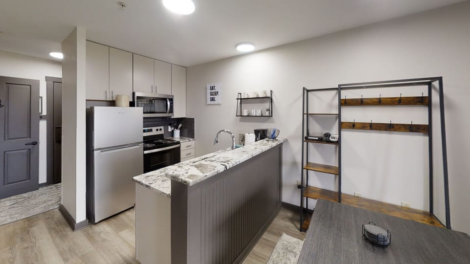 Indoors, Kitchen, Refrigerator, Microwave, Home Decor