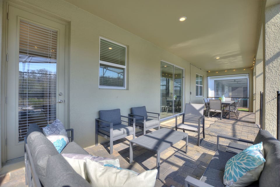 Outdoor seating area