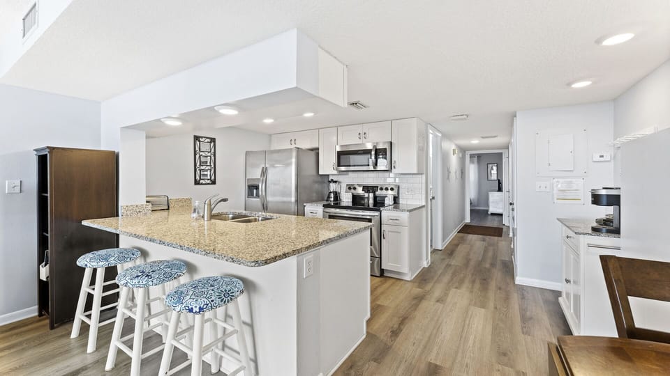 Spacious, modern kitchen—perfect for cooking & gathering
