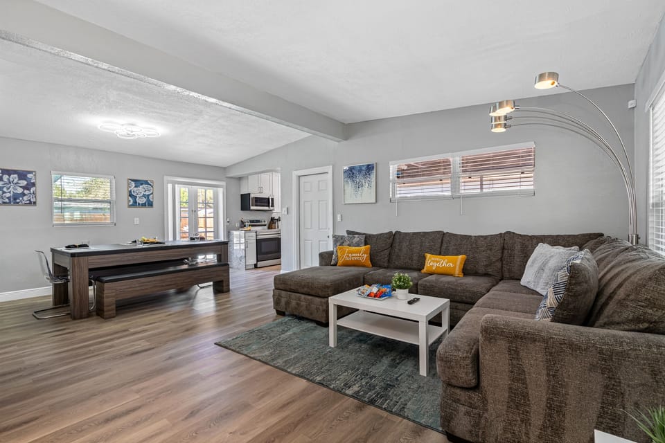 The couch is not only comfortable but also stylish and modern.