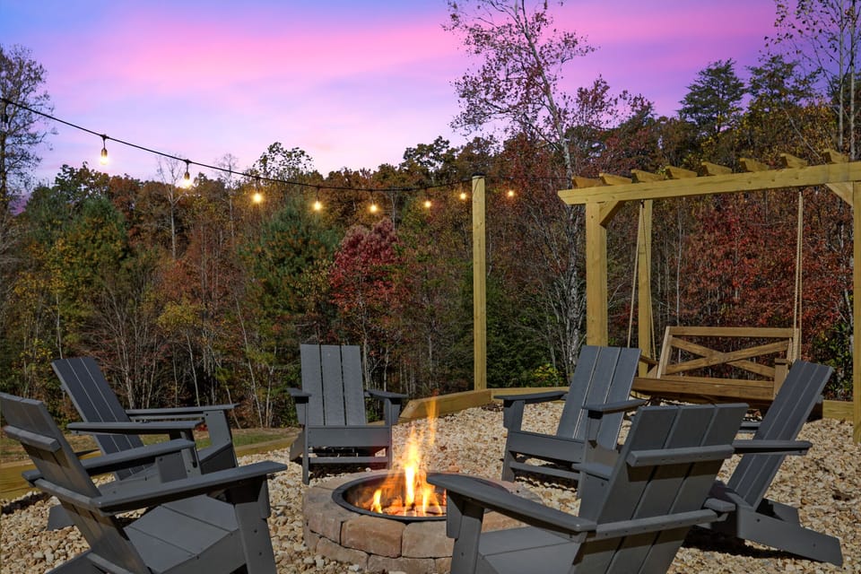 Imagine the perfect evening in the North Georgia Mountains.