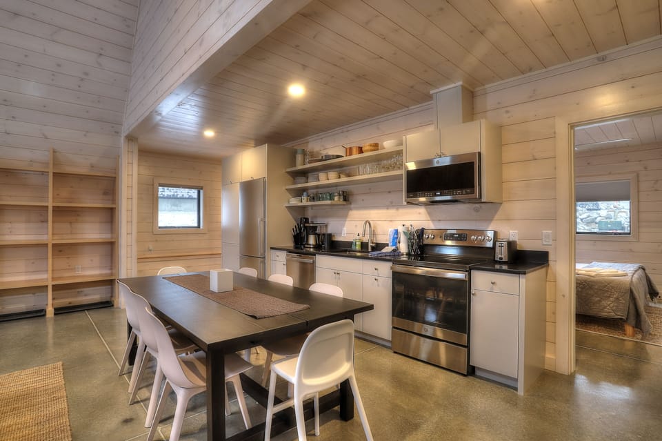 Kitchen and dining area