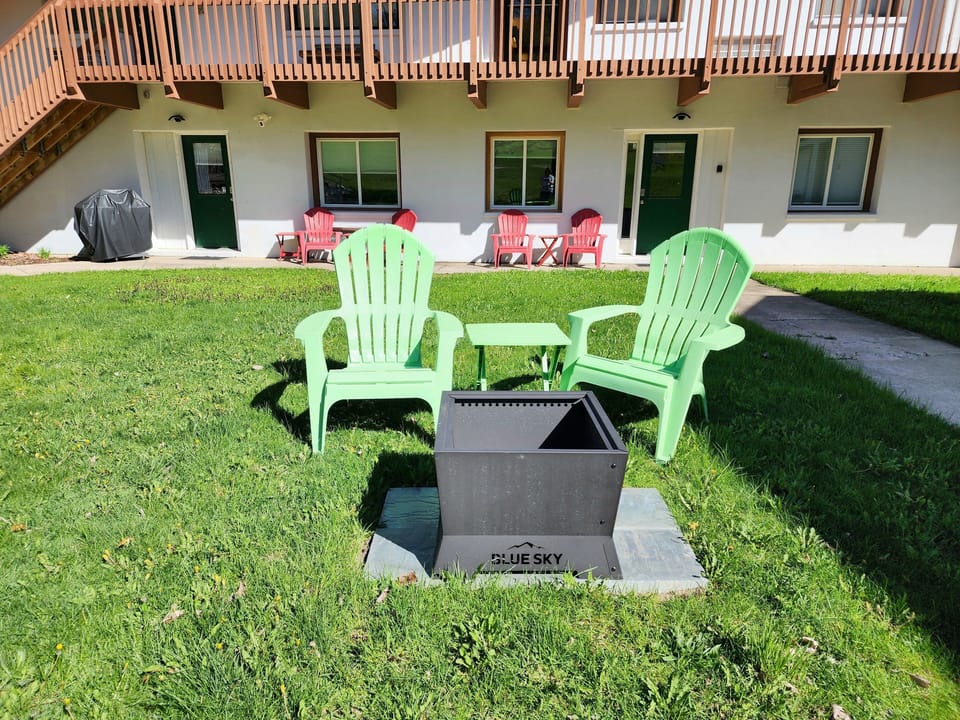 Enjoy our new fire pit