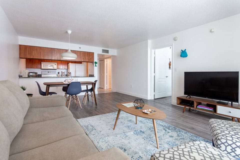 Modern open concept living space
