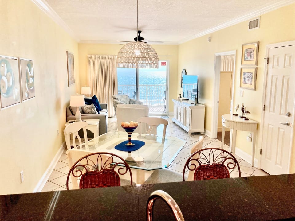 Right when you step inside you'll be blown away by this view!