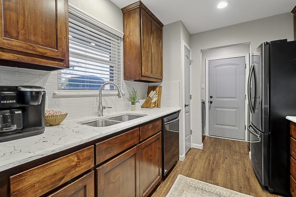 Fully Stocked Kitchen with Basic Essentials including Keurig Coffee Pot