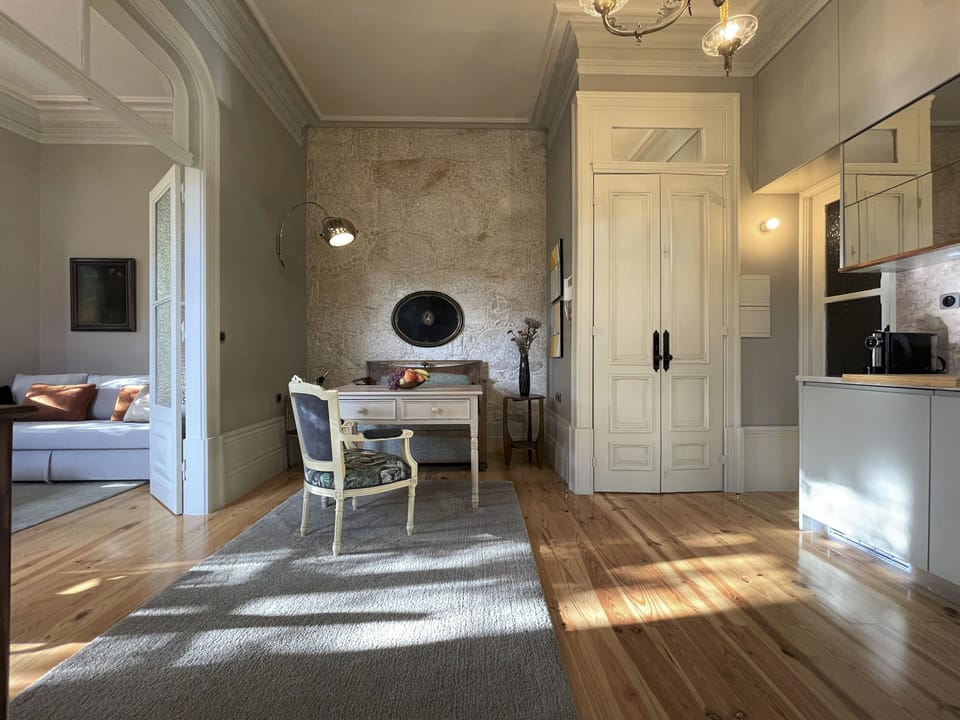 Dining area and kitchen