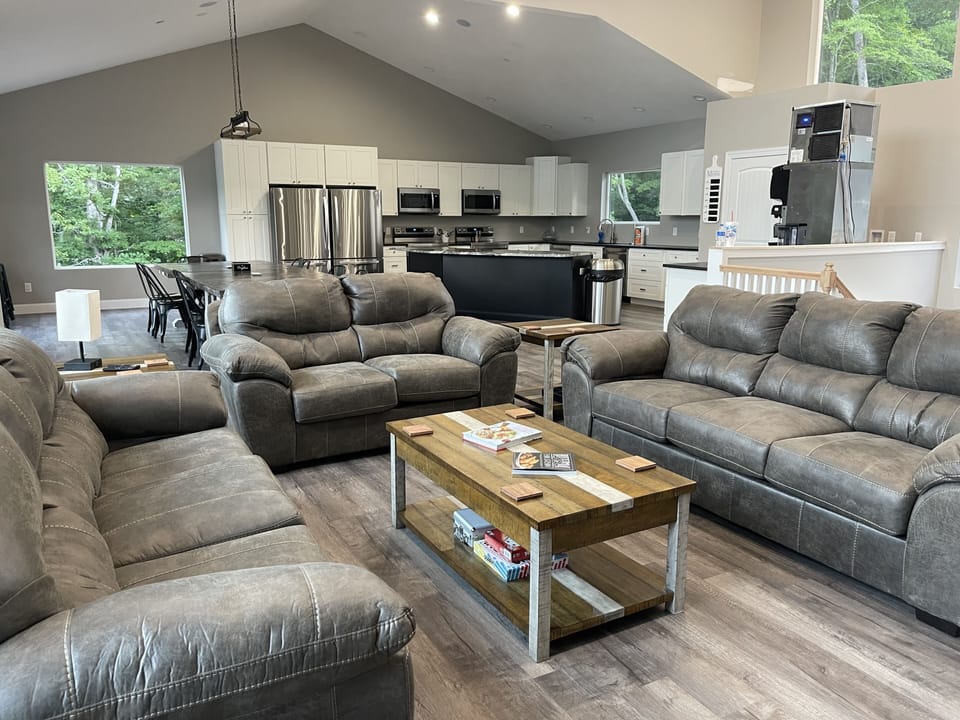 Main floor seating area