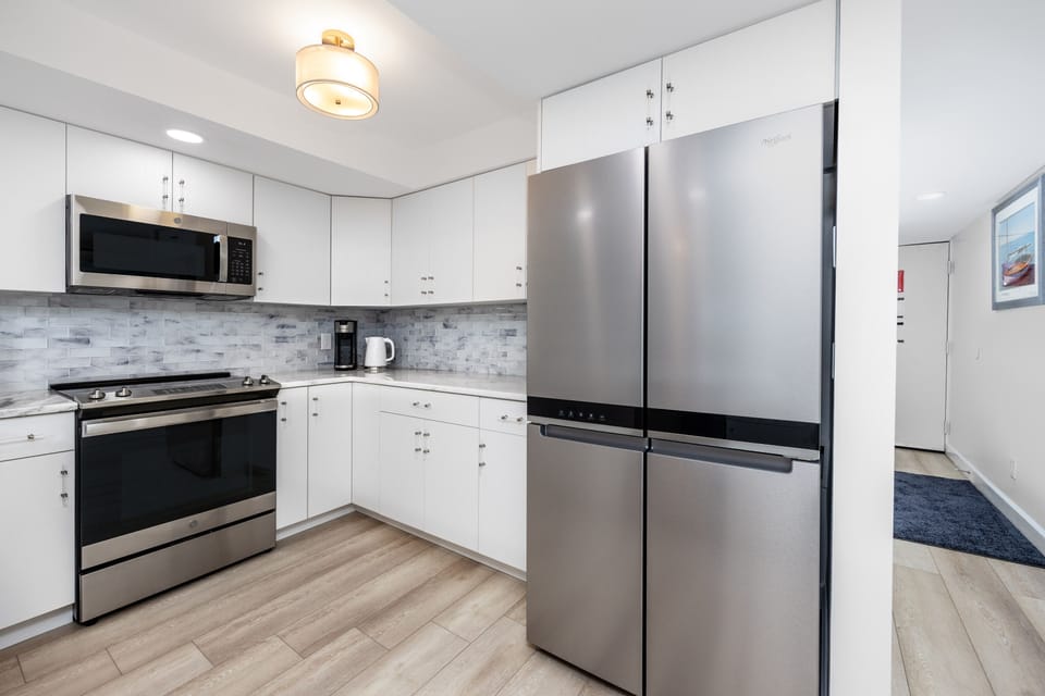 Refrigerator with an Ice Maker