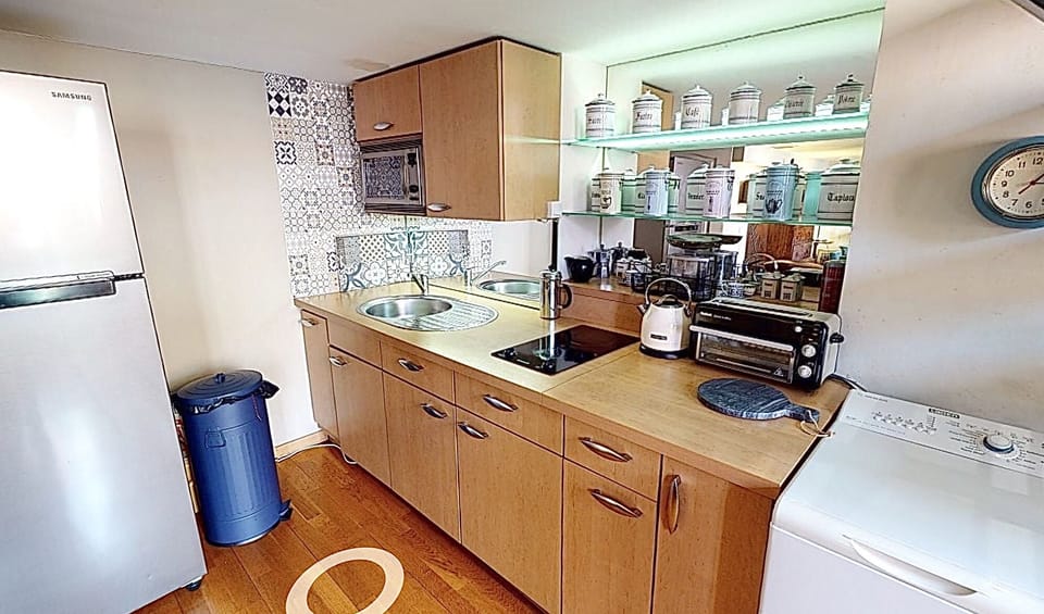 Close up of fully equipped North side Kitchen