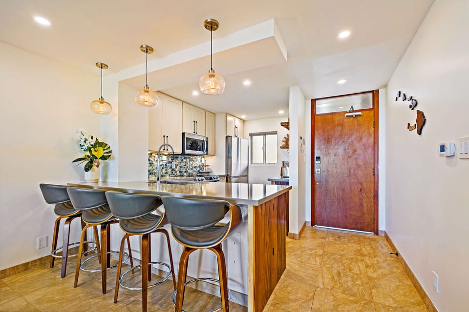 Enjoy the breakfast bar before heading out to explore the island.