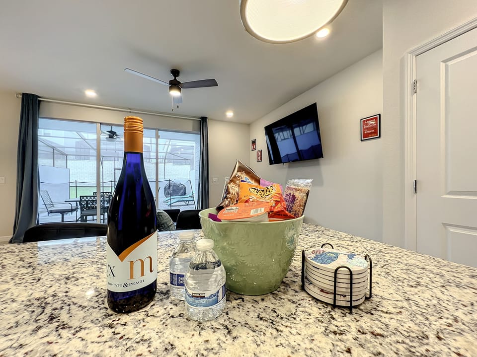 Snack-ready welcome setup – enjoy treats the moment you arrive.