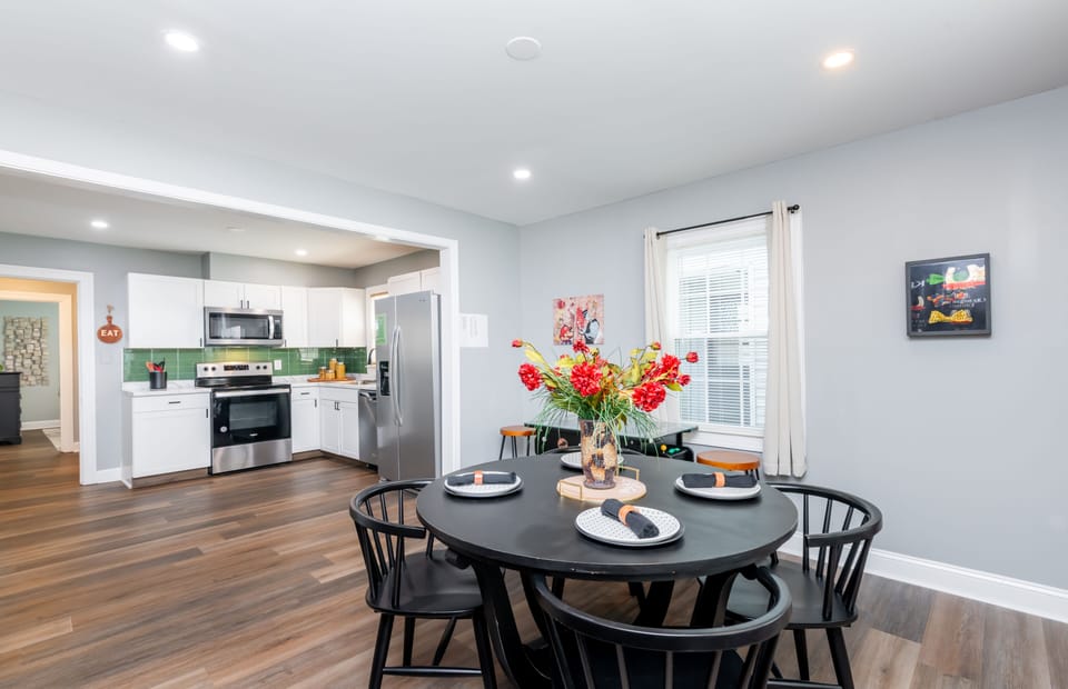The homes open concept layout makes entertaining easy and natural.