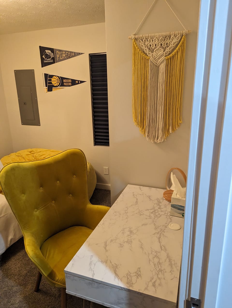 Bedroom #3 with Full and Twin Bump Bed offer it's own desk