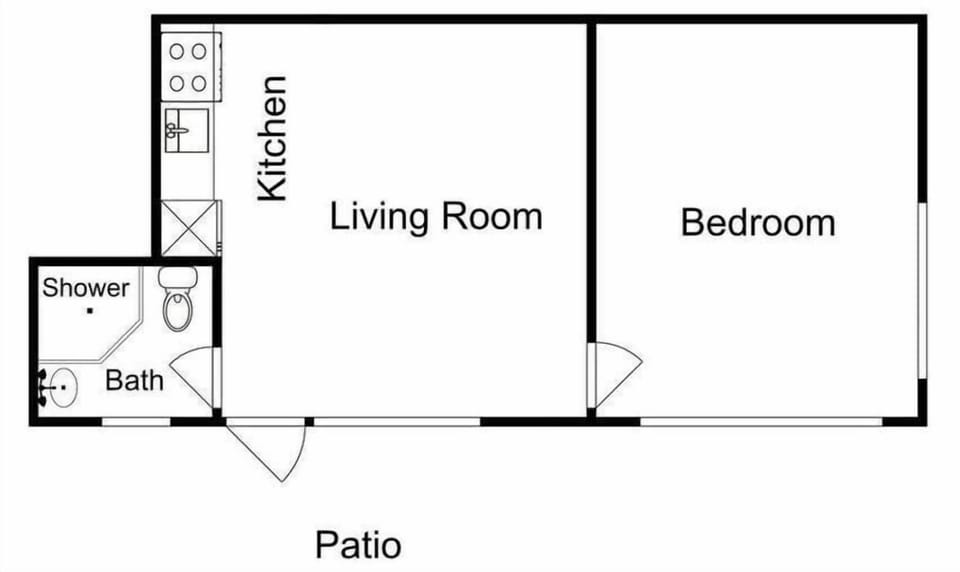 Floor plan for unit 3