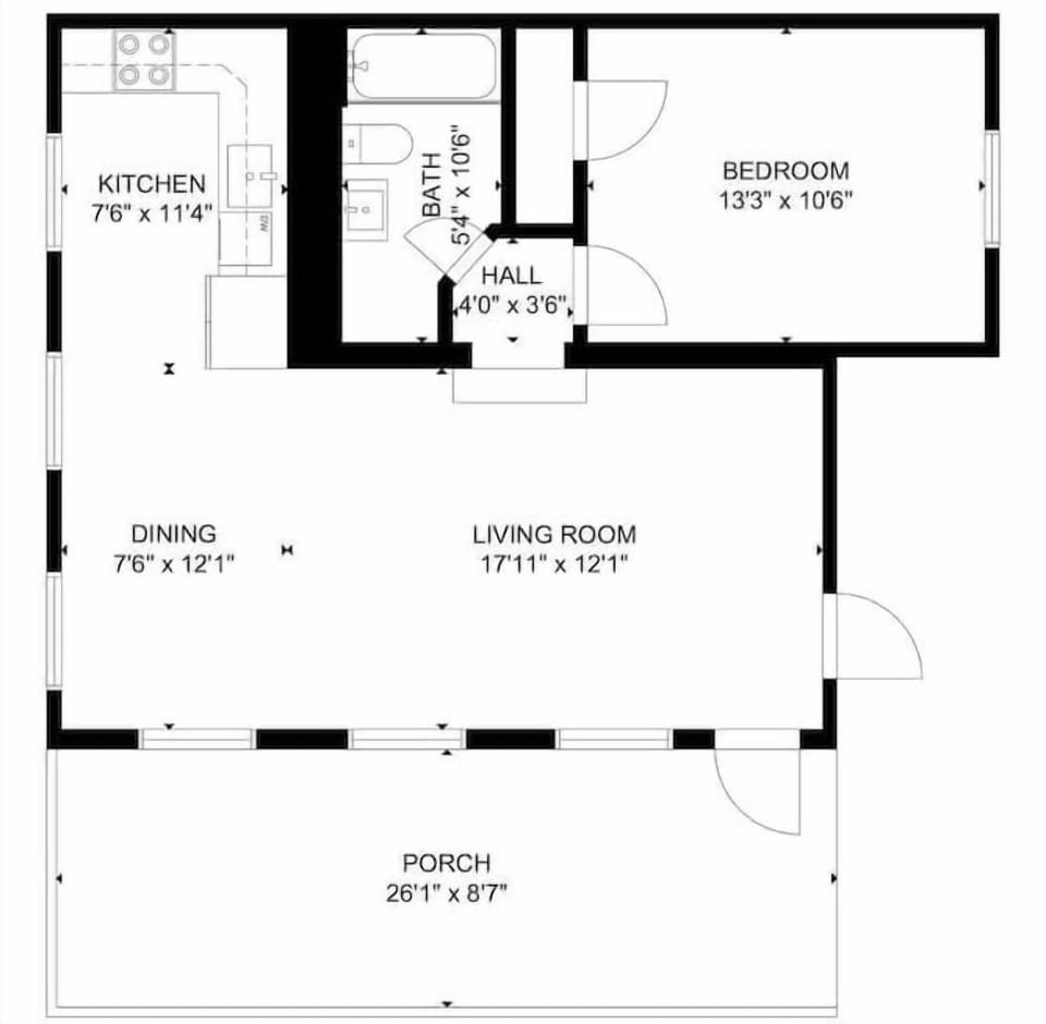 You will enjoy a spacious open floor plan.