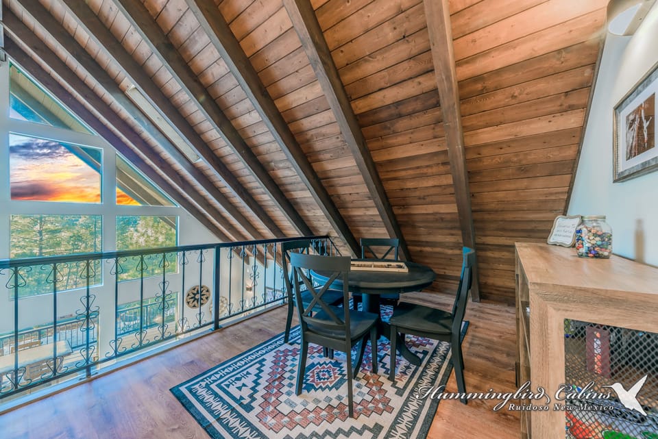 Upstairs loft game area