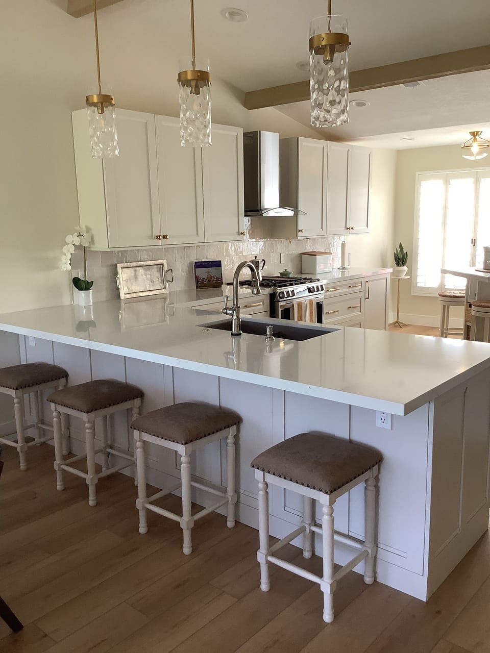 Four counter stools for socializing!