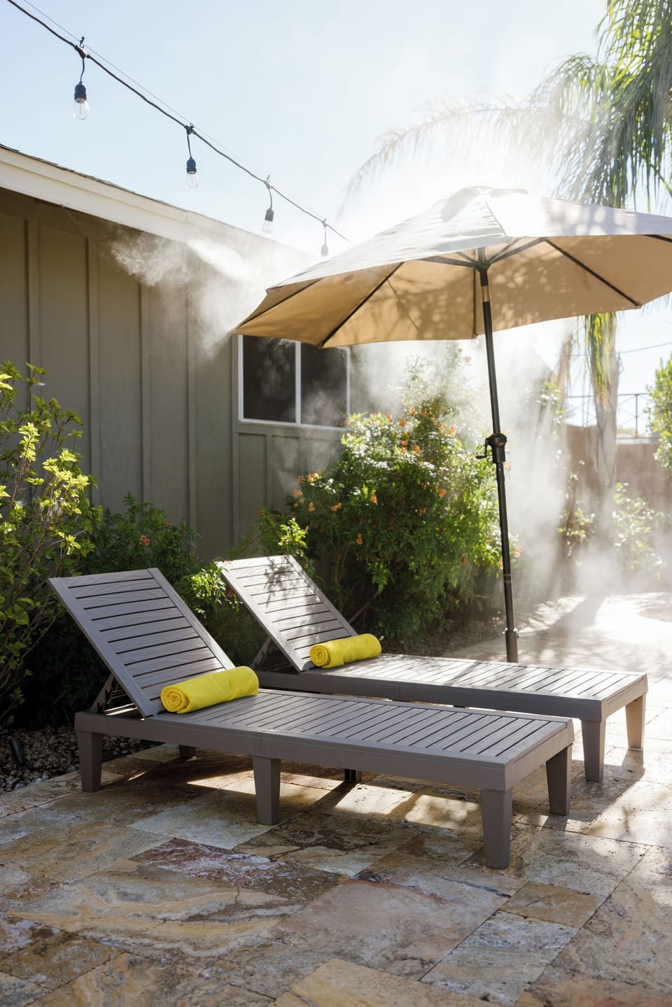 Lounge Chairs and Misters