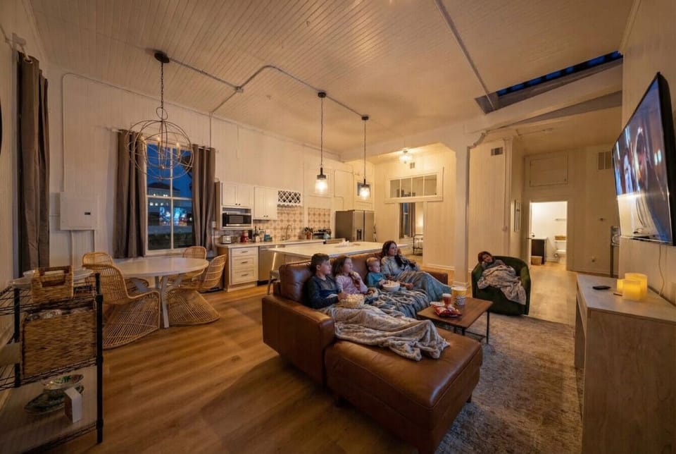 This is the main living room area of the home