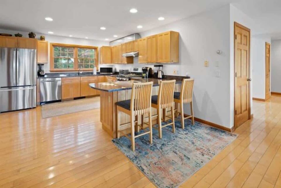 Updated kitchen with new stainless appliances 