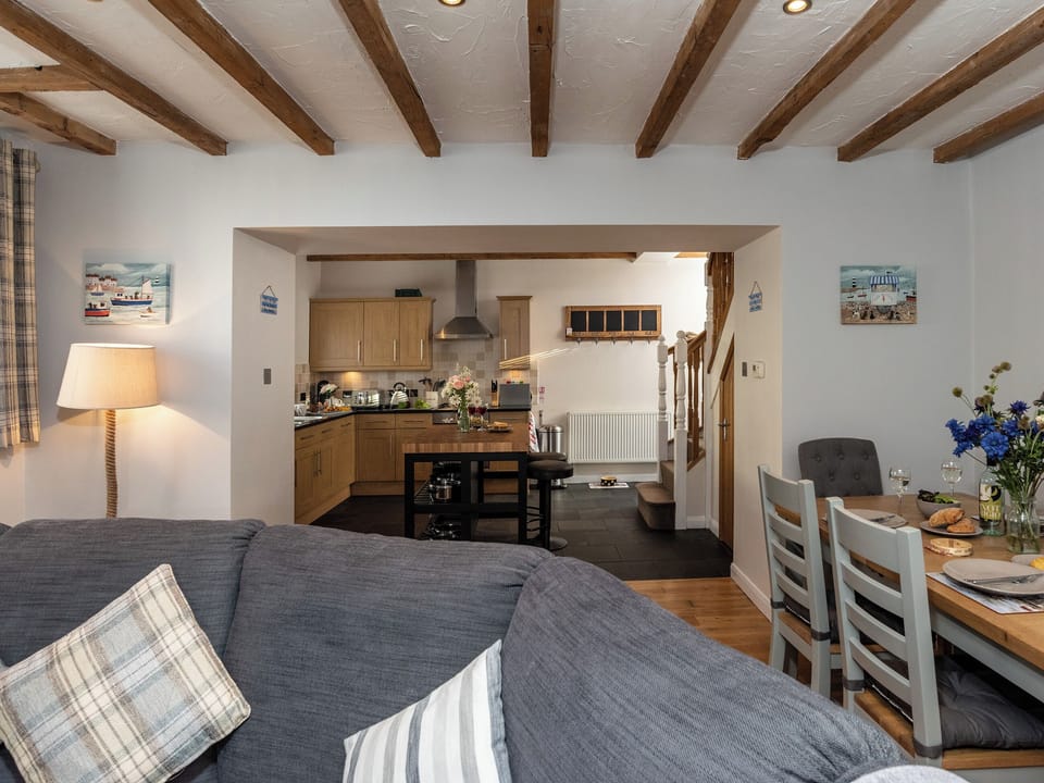 Convenient open-plan living area | Gemstone Cottage, Brixham