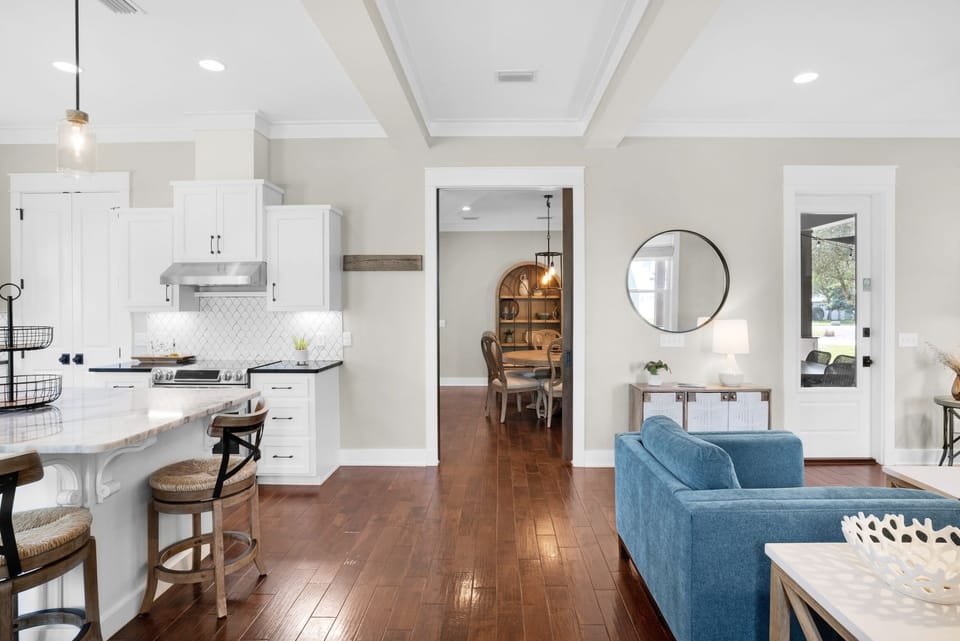 Spacious and open