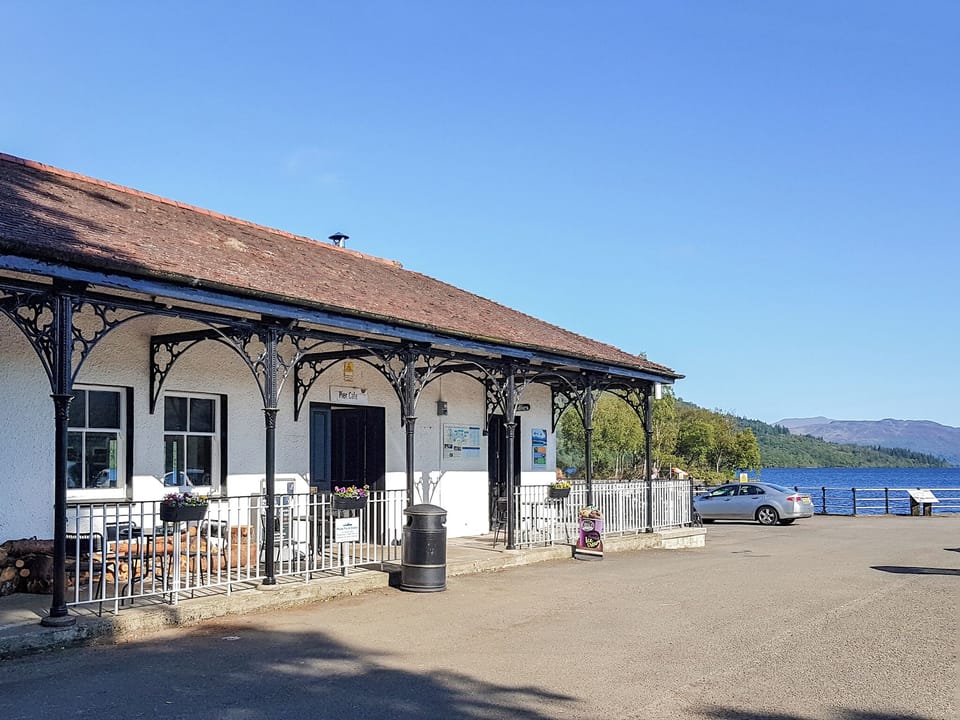 Nearby Pier Cafe | Lochside House - Lochside Holidays, Stronachlachar