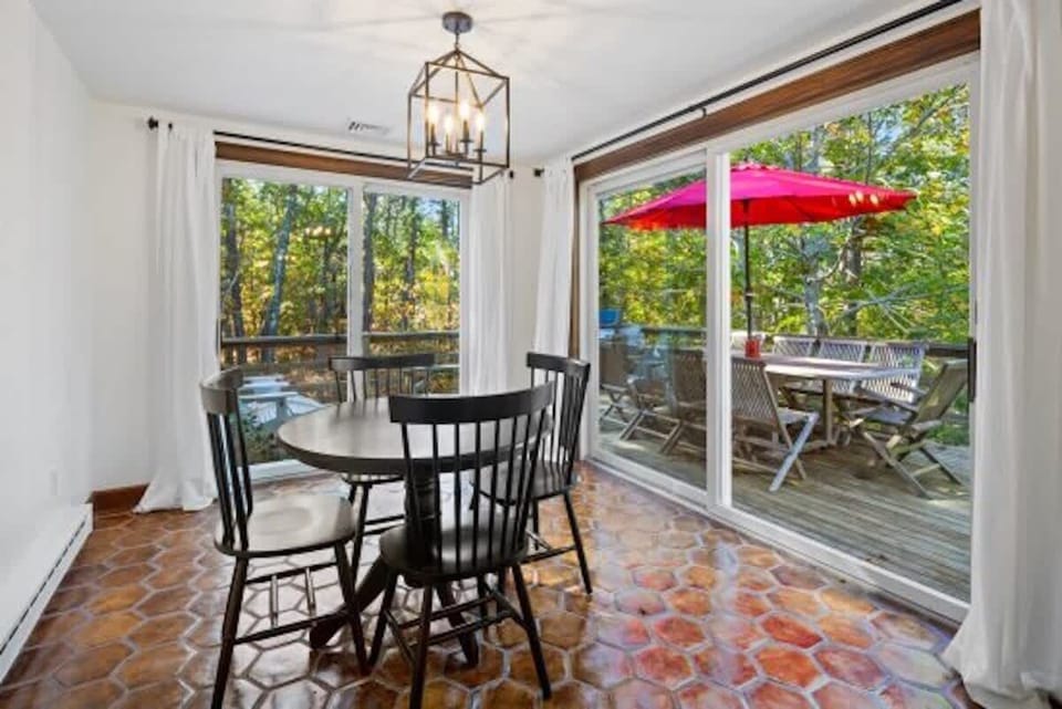 Breakfast nook to enjoy morning coffee