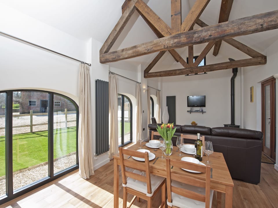 Open plan living space | Oak Barn - Fernhill Farms, Ryde