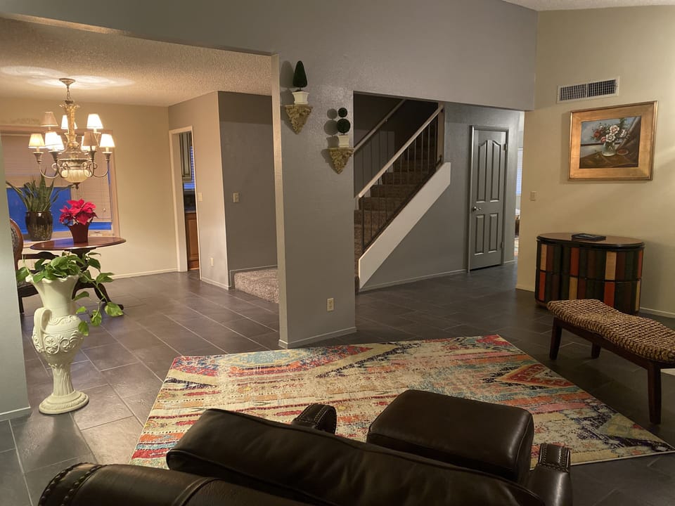 Living room upon entry
