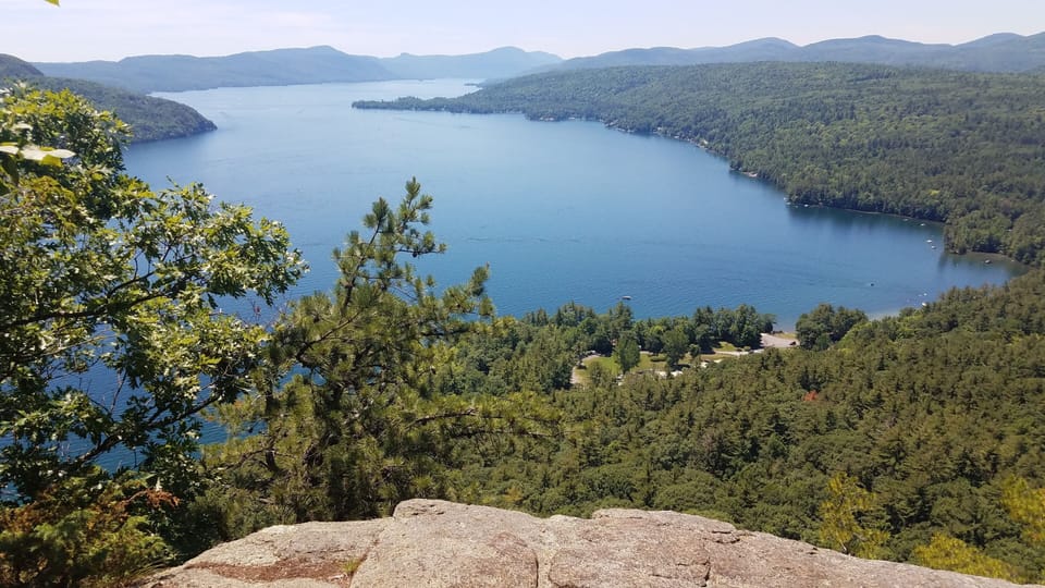 View from Rogers Rock towards the house