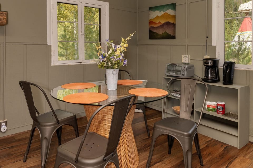 Watanga Cabin Dining Area