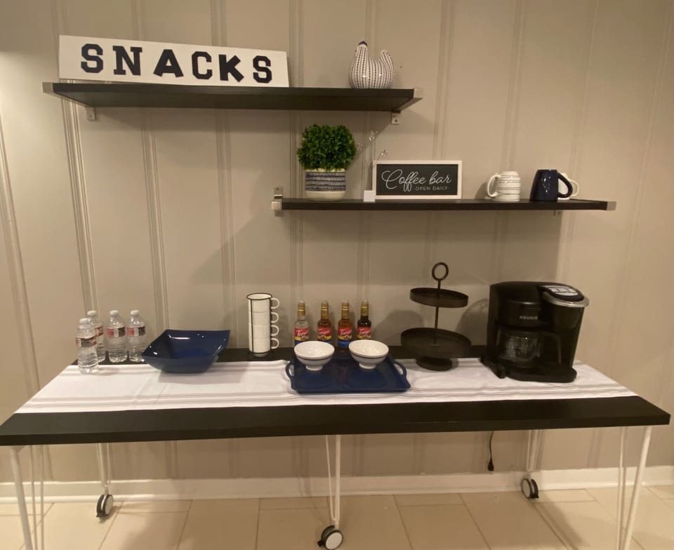 Enjoy making your very own coffee blend and snacks!