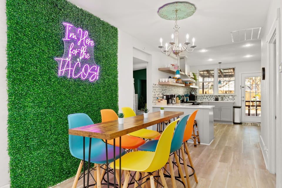 The dining space is lively and vibrant, creating the perfect social media moment for visitors to capture and share!