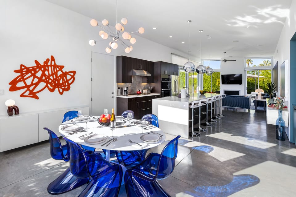Open concept dining / kitchen / living room
