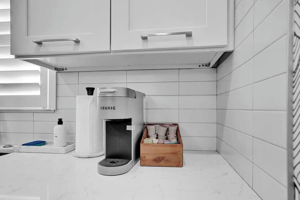 We provide coffee, tea, sweeteners and creamers so you can start your morning right!