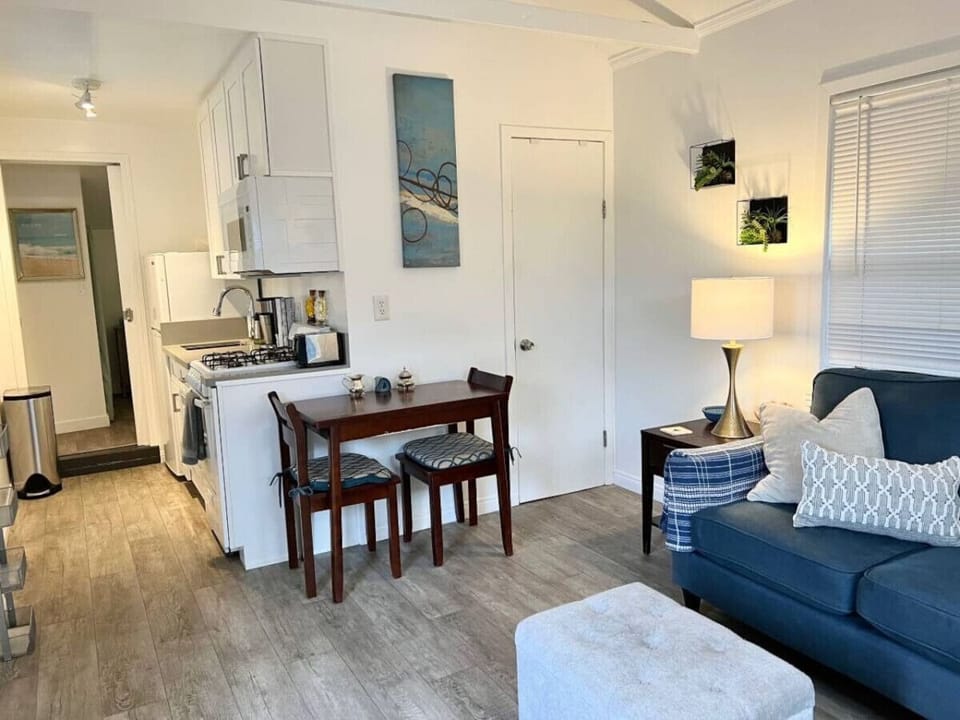 Living Room, Dining and Kitchen area