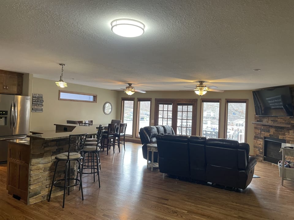 Main Floor Living Room and Kitchen
