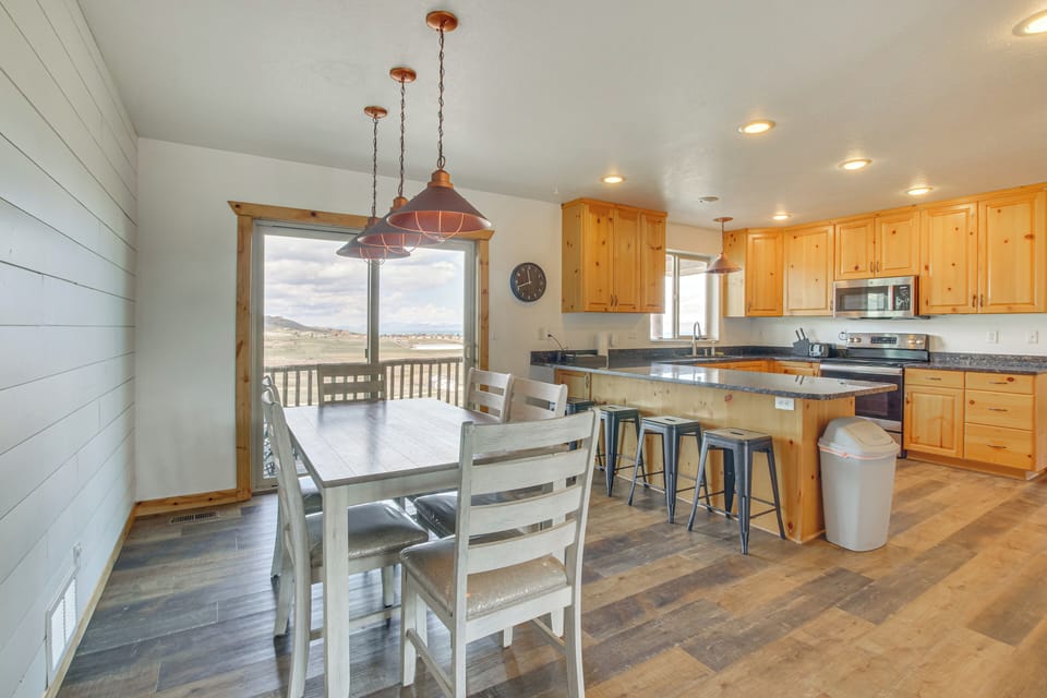 Dining Area & Kitchen | Main Level | Dishwasher | Coffee Pot