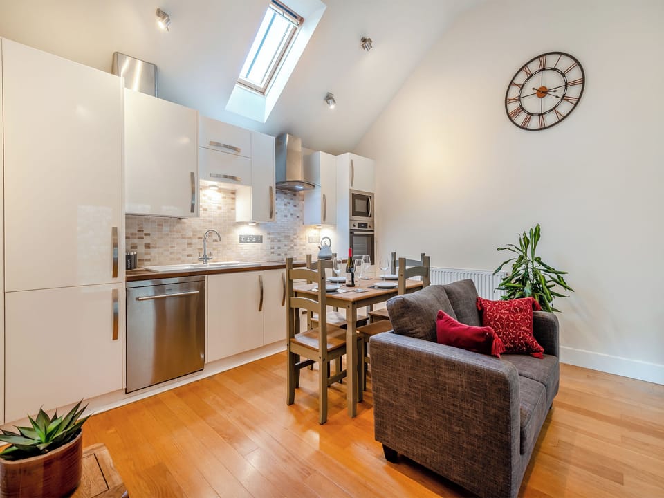 Open plan living space | The Cow Shed, Farnham