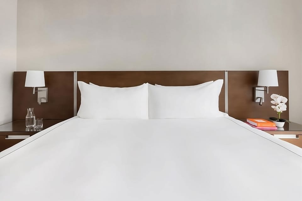 Sink into cloud-soft pillows for a deeply restful night.