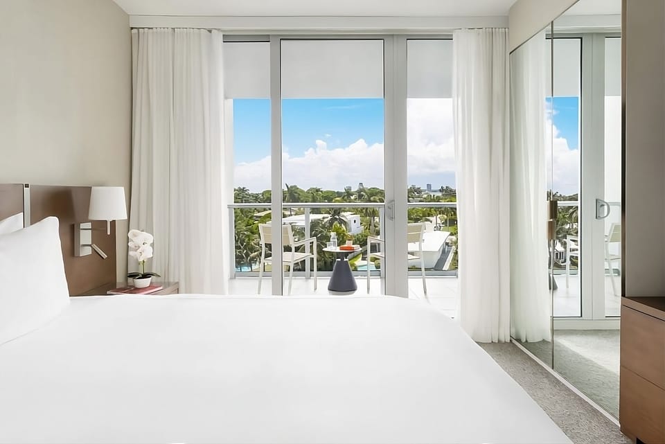 Breathe in morning light and savor coffee by the balcony.