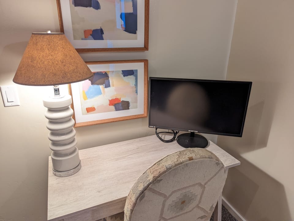 The monitor and HDMI cable can easily hook up to your laptop